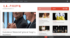 Desktop Screenshot of lacuinadecatalunya.com